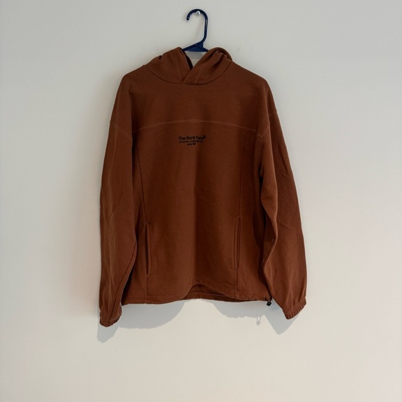 The North Face Brown Oversized Graphic Hoodie Size Small Like New - Picture 2 of 2